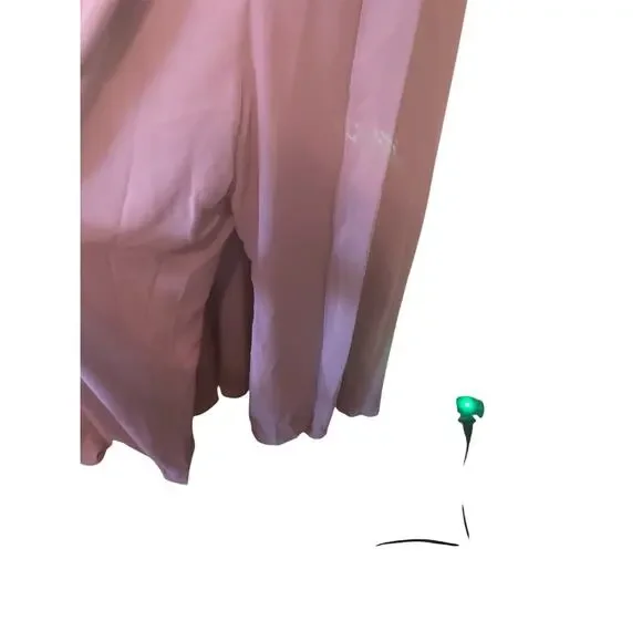 Wedding Dress Pants 10 Formal Gown Lace Embroidered Long Sleeve Mesh Bridal - Picture 3 of 5